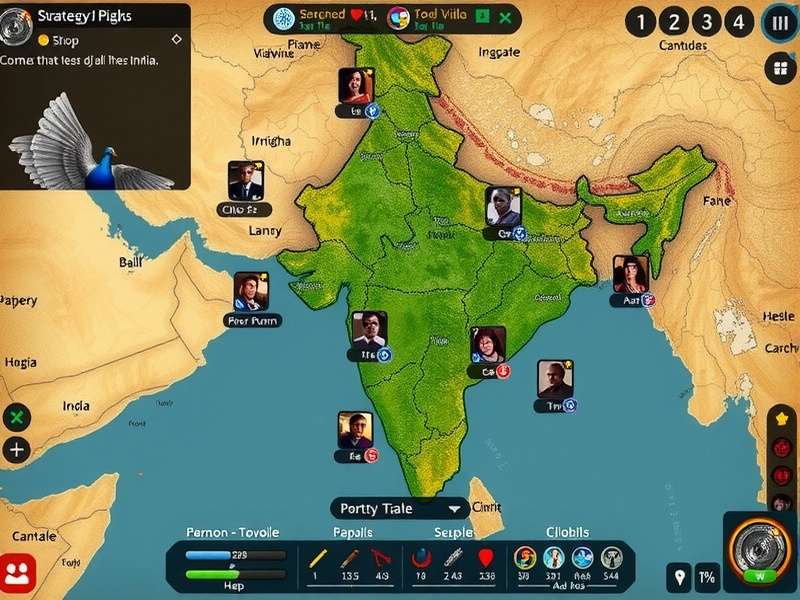 Peacock S Sinful Ruse gameplay screenshot showing strategic interface